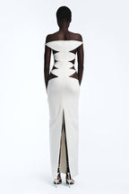 Elettra Maxi Dress in Ivory