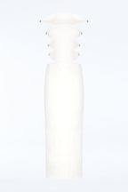 Elettra Maxi Dress in Ivory