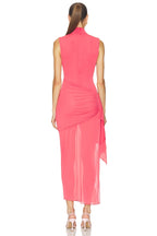 x REVOLVE Crystal Dress in Strawberry