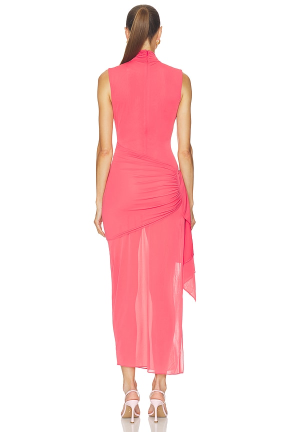x REVOLVE Crystal Dress in Strawberry