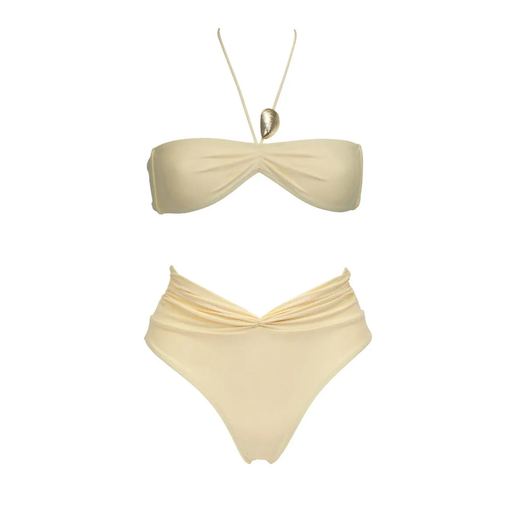 Divine Ruched Cover Up Bikini Set