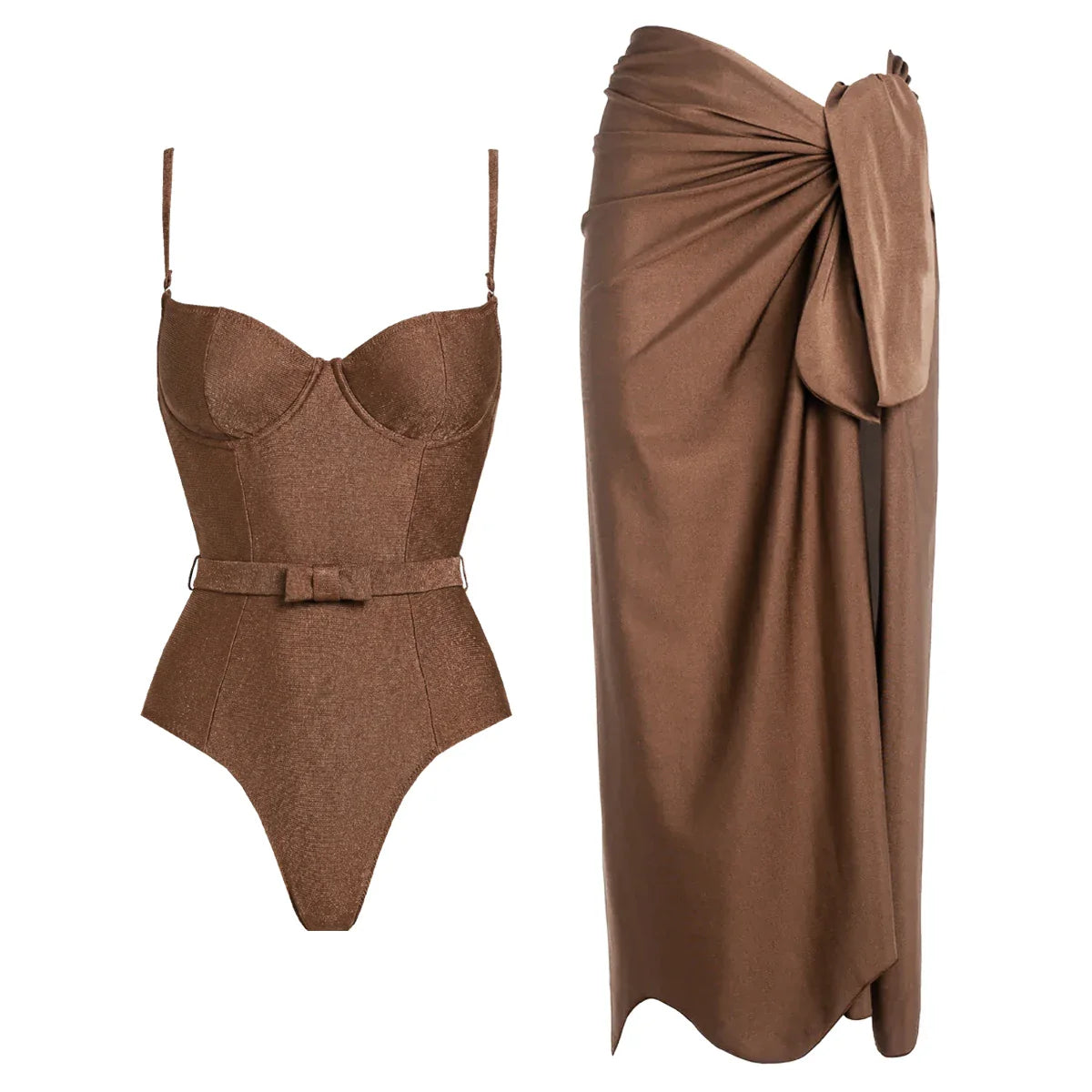 Worthy Bandeau Bodycon Swimsuit