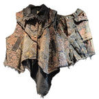 Daring Printed Denim Vest