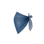 Daring Denim Bandeau Bikini Set