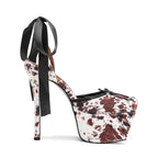 Audacious Horsehair Patchwork Pumps