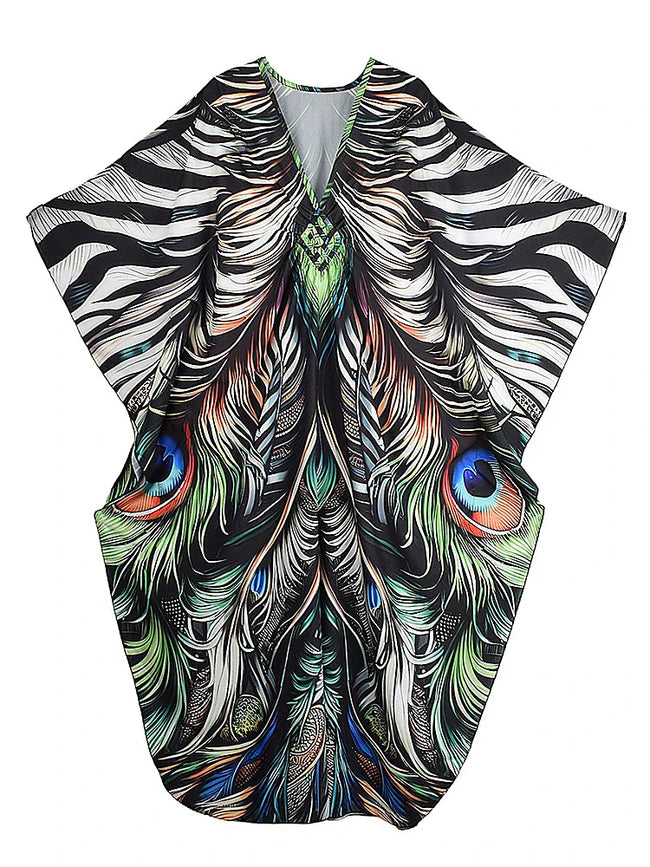 Free Spirit Printed Oversized Kaftan Hover Image
