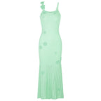 Radiant Floral Spaghetti Strap Maxi Dress