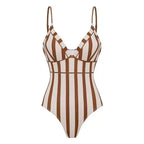 Radiant Striped One-Piece Swimsuit