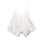 Radiant Satin Backless Crop Top