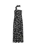 Elegant Polka Dot Maxi Dress
