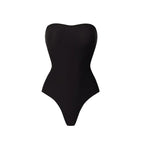 Radiant Strapless Solid Swimsuit Set