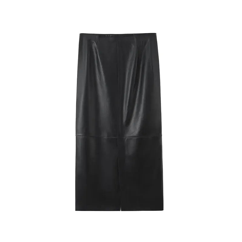 Fierce Faux Leather Midi Set