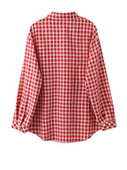 Adventurous Plaid Loose Blouse