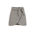 Confident Houndstooth Print Bikini Set