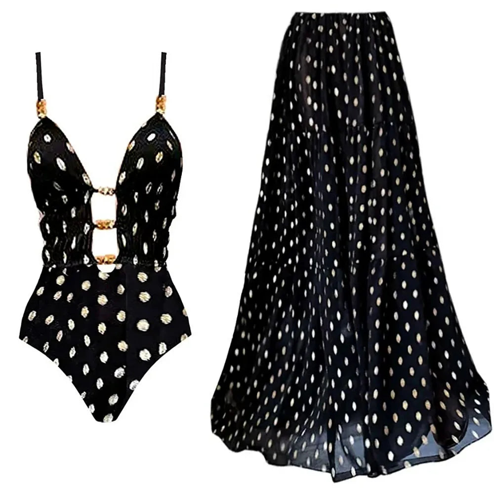 Radiant Polka Dot Bikini Set