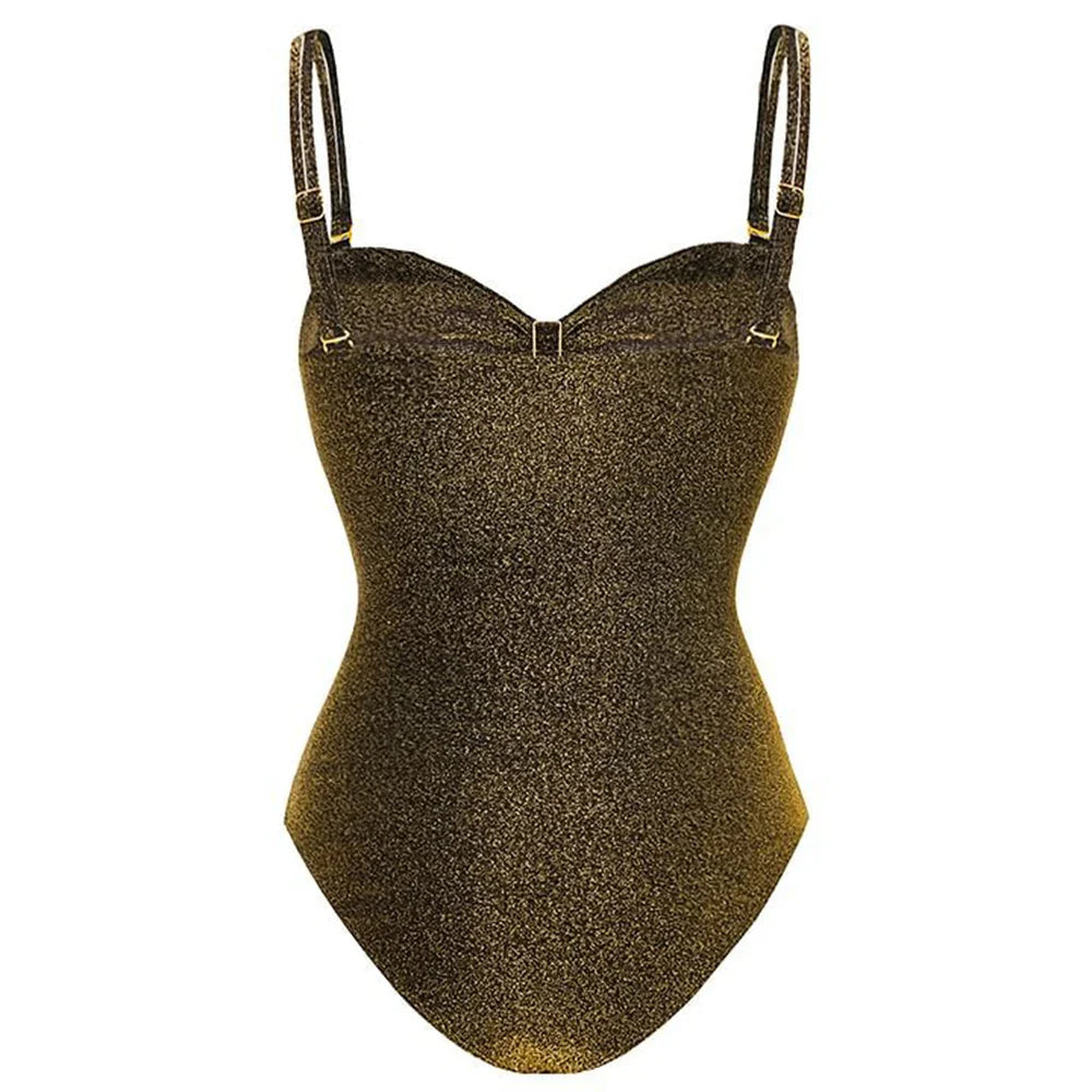 Radiant Metallic One-Piece Swimsuit