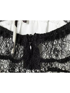 Radiant Lace Polka Dot Maxi Dress