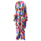 Vibrant Printed Loose Maxi Dress