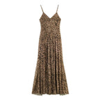 Fierce Leopard Print Maxi Dress