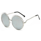Radiant Gold Round Sunglasses
