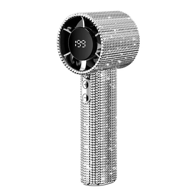 Vibrant Crystal Handheld Mini Fan Hover Image