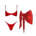 Radiant Shimmer Cutout Bikini Set