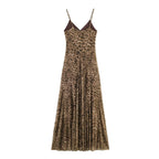 Fierce Leopard Print Maxi Dress
