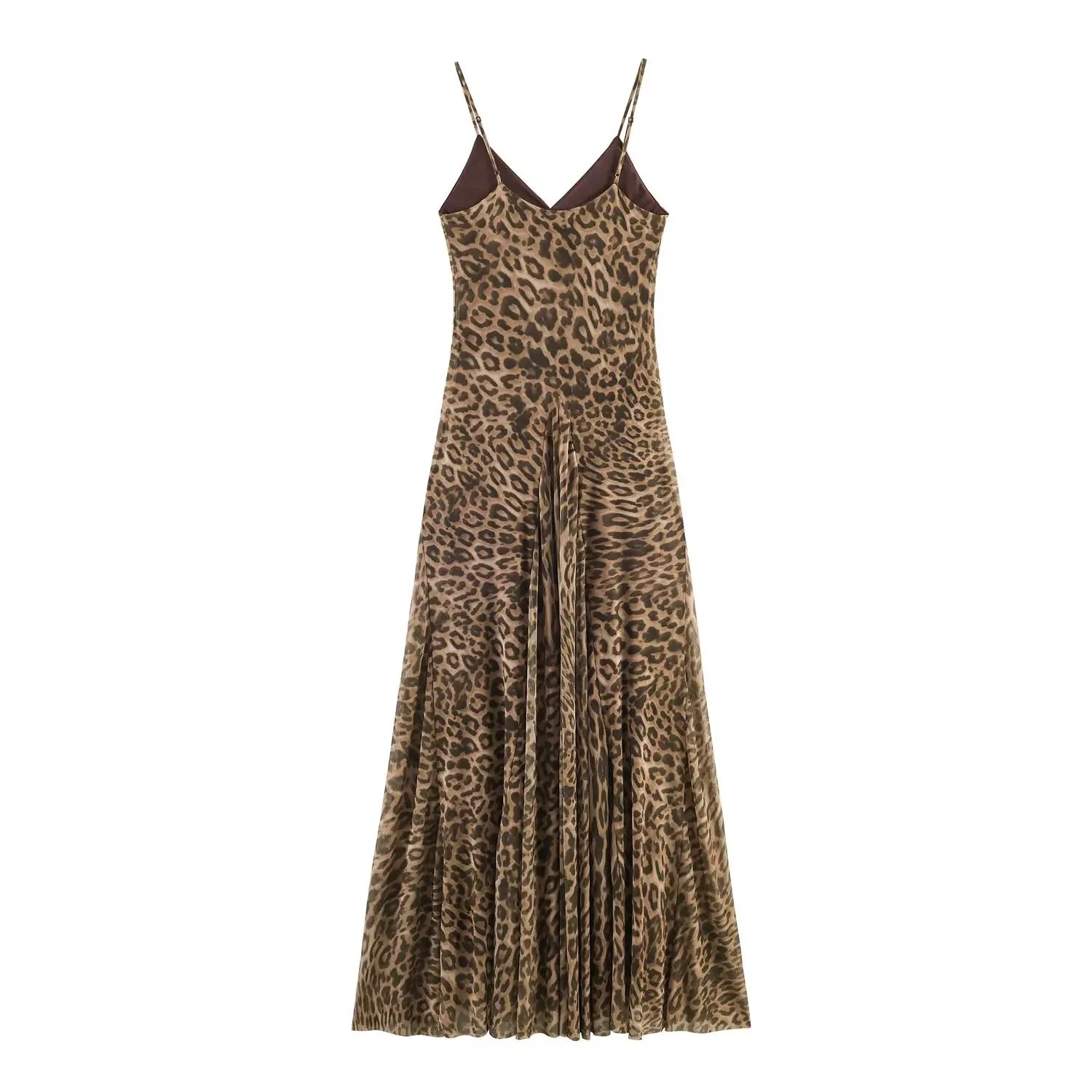 Fierce Leopard Print Maxi Dress