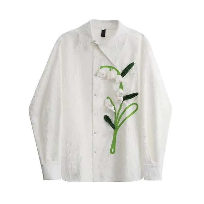 Divine Embroidered Textured Blouse Hover Image