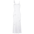 Radiant Floral Spaghetti Strap Maxi Dress