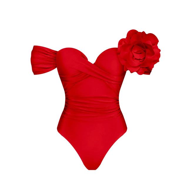 Fierce Ruffled Low-Waist Bikini Set Hover Image