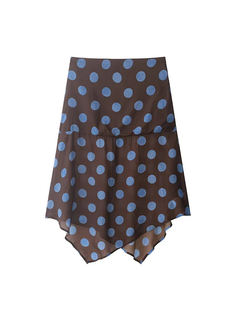 Free Spirit Polka Dot Halter Two-Piece Set