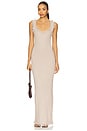 SNDYS Skyler Maxi Dress in Taupe
