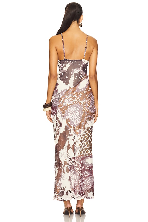 SNDYS x REVOLVE Skin Maxi Dress in Snake Skin