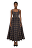 SHEIN MOD Women Plaid Strap Dress