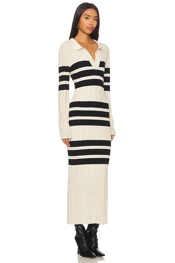 Sancia The Lourdes Knit Dress in Almond Noir