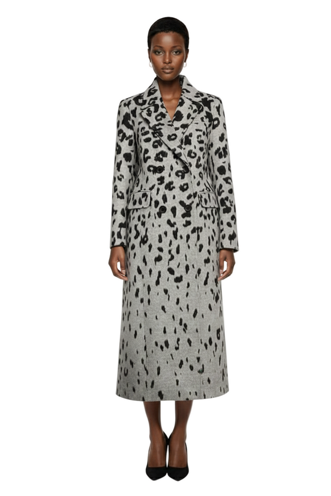 SSHEENA Coat Light grey 70% Wool, 30% Polyamide Hover Image