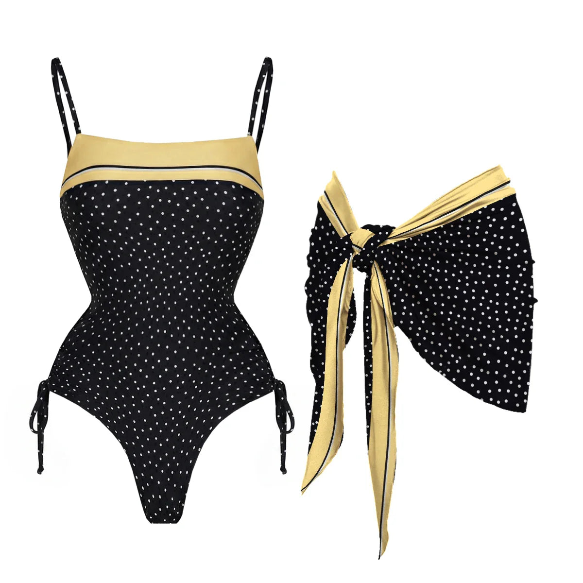Radiant Polka Dot Bikini Set