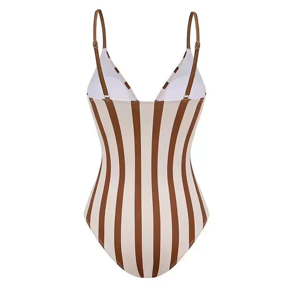 Radiant Striped One-Piece Swimsuit