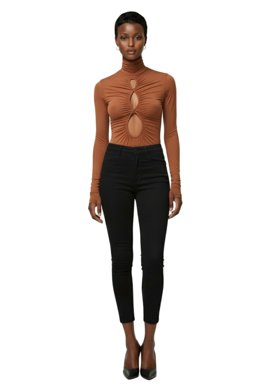 Salle Mesh Thong Bodysuit