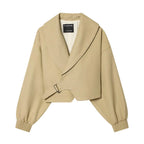 Confident Batwing Cropped Jacket