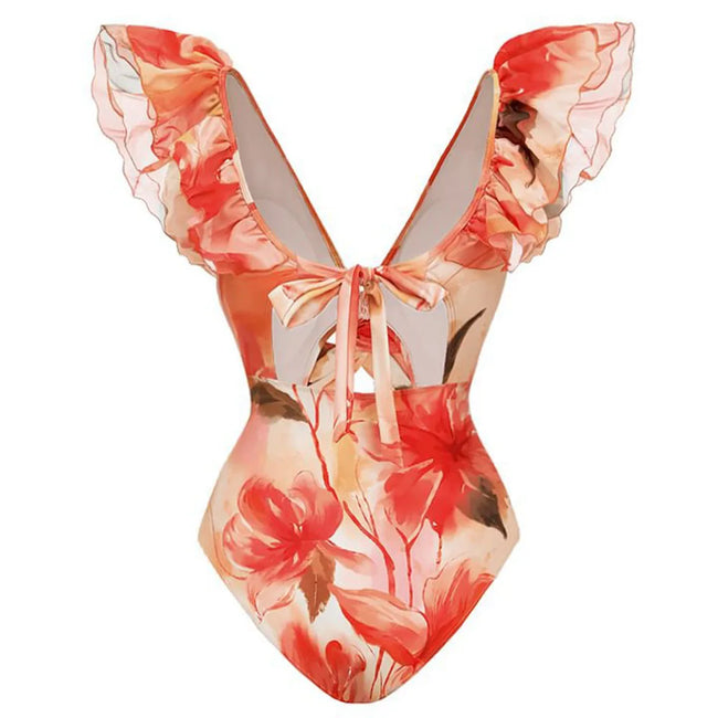 Free Spirit Floral Ruffle Bikini Set Hover Image