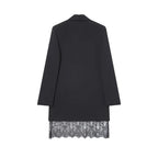 Confident Lace Blazer Mini Dress
