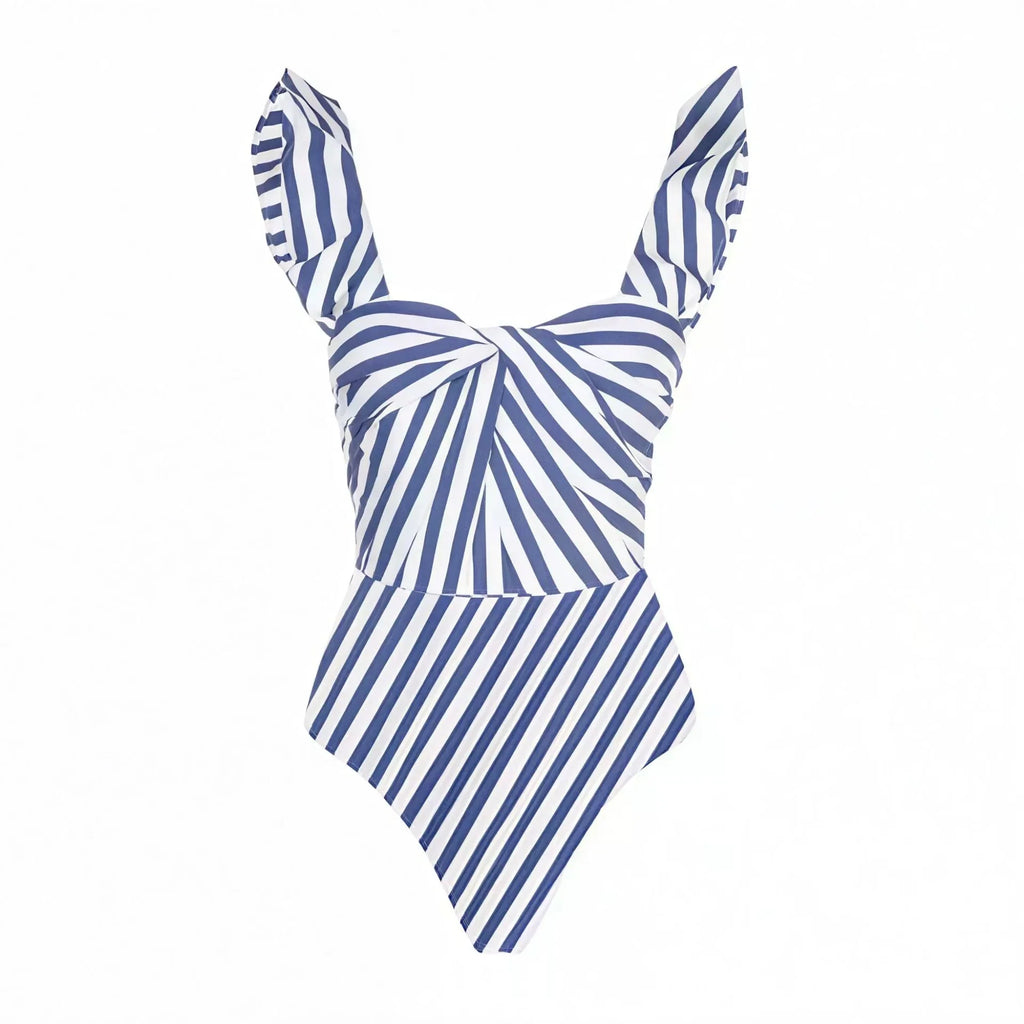 Radiant Striped One-Piece Swimsuit