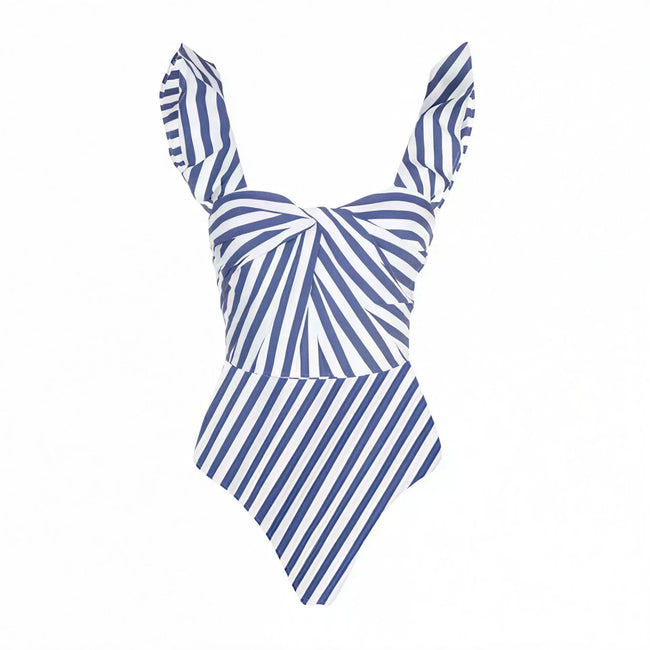 Radiant Striped One-Piece Swimsuit Hover Image