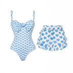 Free Spirit Heart Print Bikini Set