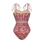 Wanderlust Printed Fringe Bikini Set