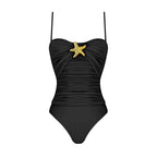 Radiant Starfish Ruched One-Piece