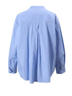 Elegant Striped Bow Collar Blouse