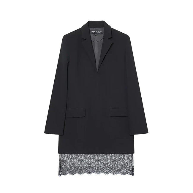Confident Lace Blazer Mini Dress Hover Image